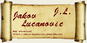 Jakov Lučanović vizit kartica